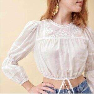 Reformation Warbler Top size medium